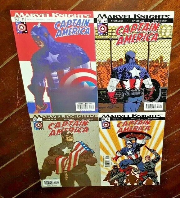 Captain America #21 thru #24, (Marvel Knights, 2004): Free Shipping!