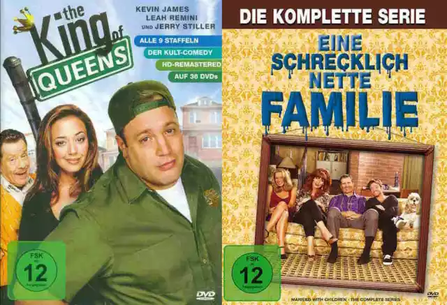 King of Queens + Eine schrecklich nette Familie - Serien im Set # 69-DVD-NEU