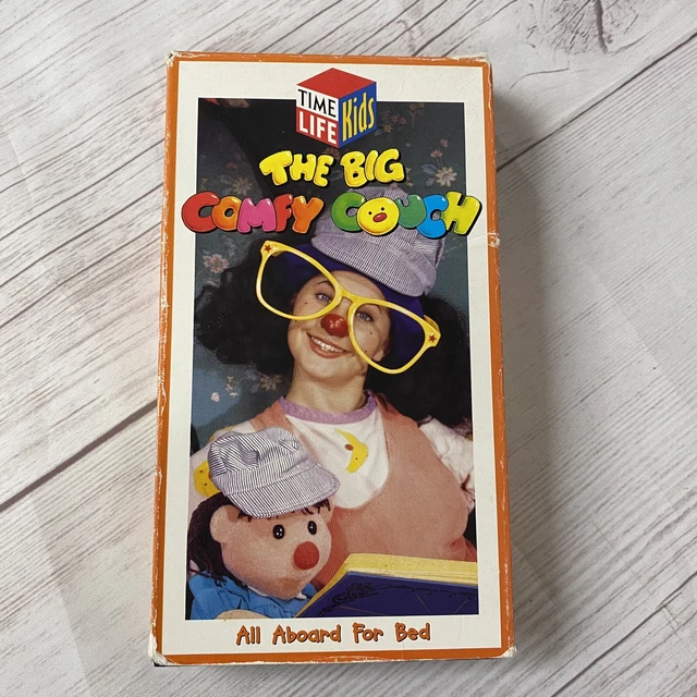 4 VHS THE Big Comfy Couch All Aboard For Bed Children Educational Time
