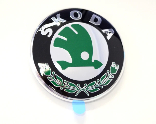 Logo Skoda Original Hayon 5L0853621 MEL – Emblème Arrière Auto-Adhésif Officiel Skoda