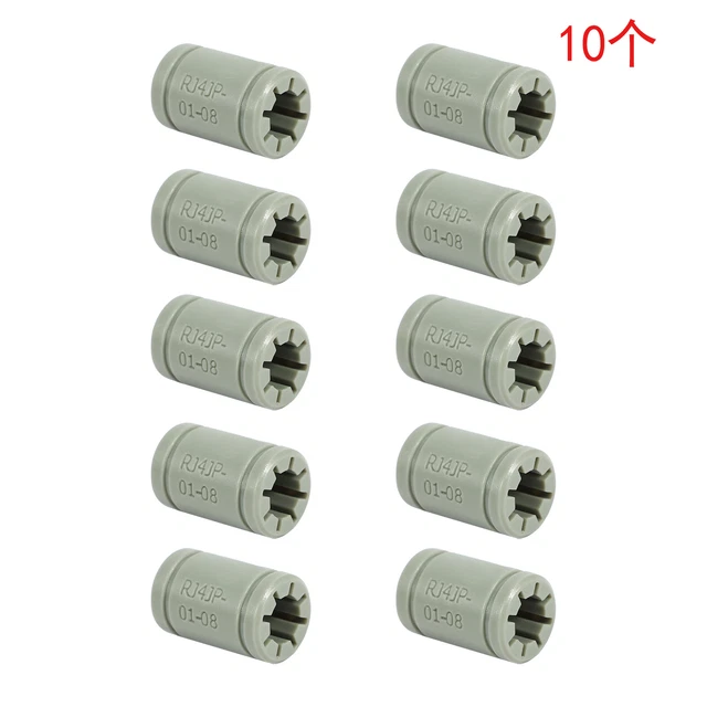10PZ Cuscinetto di Plastica 8 Mm Lineare Come il Cuscinetto un Sfera Rj4Jp- A1T2