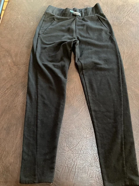 Girl's Size L 10-12 C9 CHAMPION Sweatpants Athletic Black Elastic Waist Pockets