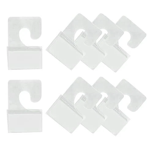 200PCS Self Adhesive Hang Tabs J-Hook Clear Sticky Hanging Tabs Self Adhesive...
