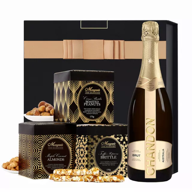 Chandon with Australian Sweets & Nuts Gift Hamper Set Basket