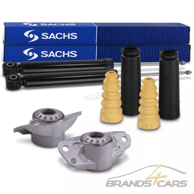 SACHS 2x STOßDÄMPFER +DOMLAGER +SERVICE-KIT HINTEN FÜR VW TOURAN 1T