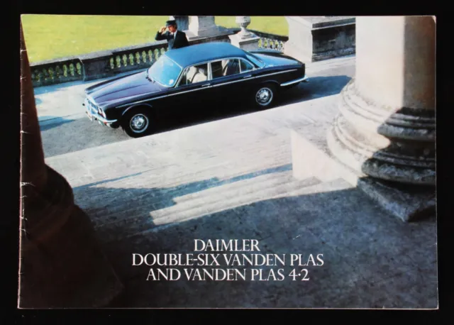 vintage Daimler Double-Six Vanden Plas and Vanden Plas 4.2 brochure
