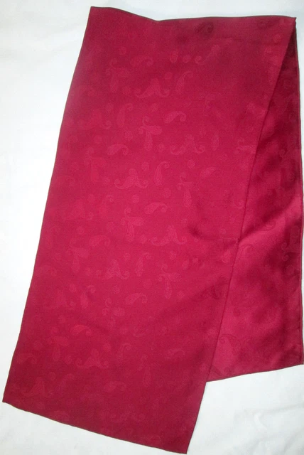 -   Écharpe  soie  TBEG  vintage  28x120 cm