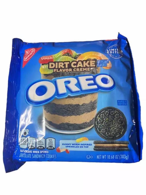 OREO DIRT CAKE Limited Edition Sandwich Cookies 2024 Factory Sealed 9.