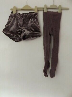 Next outfit / set shorts and tights aged 4 years