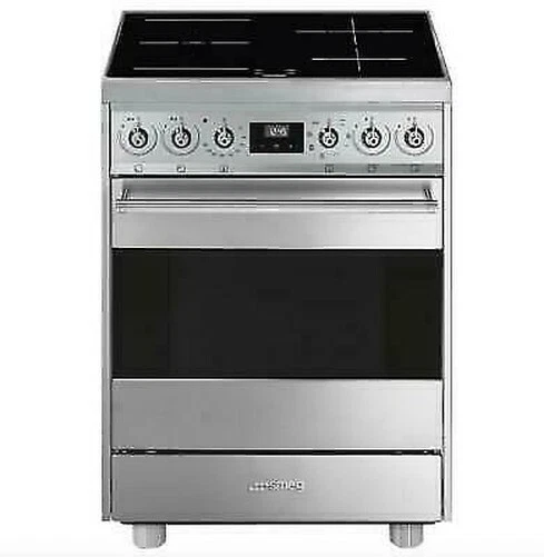 SMEG C6IMXI9 Cuisine Avec Table de Cuisson La Induction Four 70 L 9 Fonctions