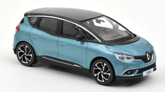 Renault Scénic 2016 Celeste Blue & Black 1:43