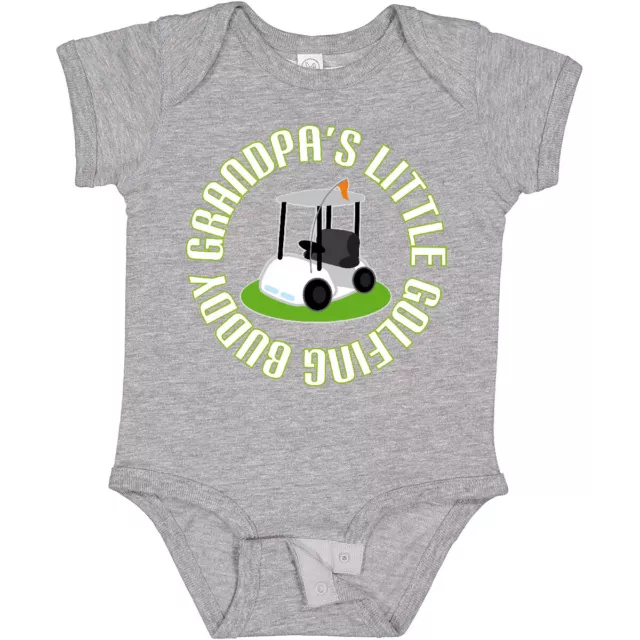 Inktastic Grandpa's Little Golf Buddy Baby Bodysuit Grandpa From Golfing Golfer