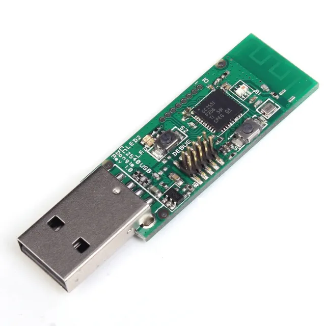 Zigbee CC2531 Sniffer Bare Board Packet Protocol Analyzer Module USB Dongle 2