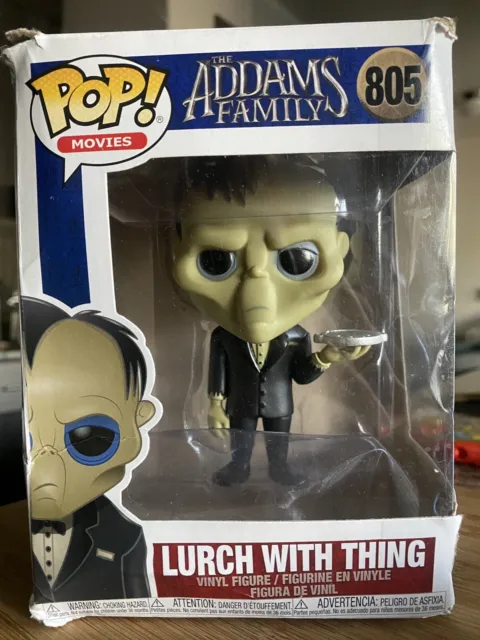 Lurch With Thing POP Vinyl Figure #805 Funko The Addams Family Horror New