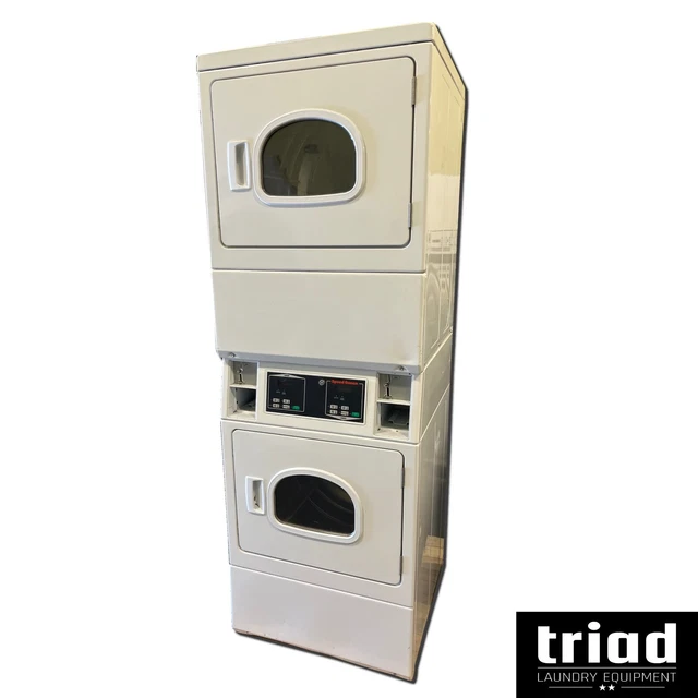 '15 SPEED QUEEN Gas Stack Dryer White CoinOP Apartment Laundry