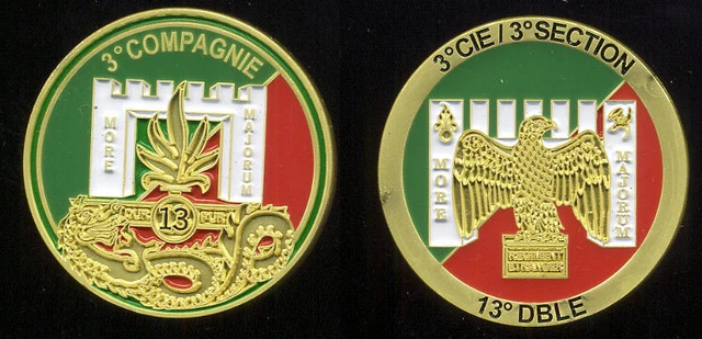 Plaque d'identité Légion Étrangère 2ème REP