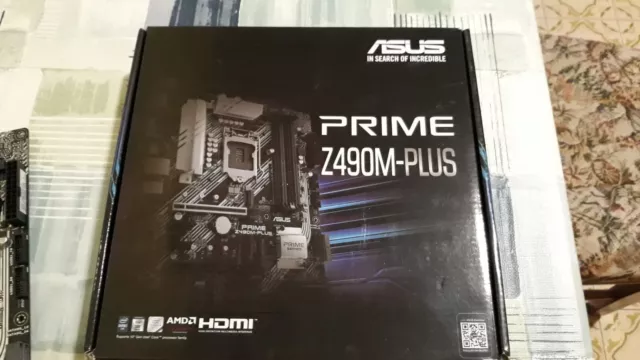 Scheda Madre Asus Prime Z490M-Plus + Intel Core I7 10700F + 16Gb Ram Rgb
