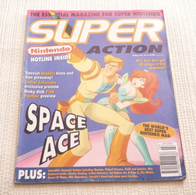 Vintage Super Action Magazine Issue No: 19 March 1994 - Super Nintendo SNES