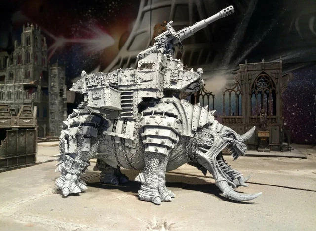 FORGE WORLD WARHAMMER 40k Ork Gargantuan Squiggoth with supa