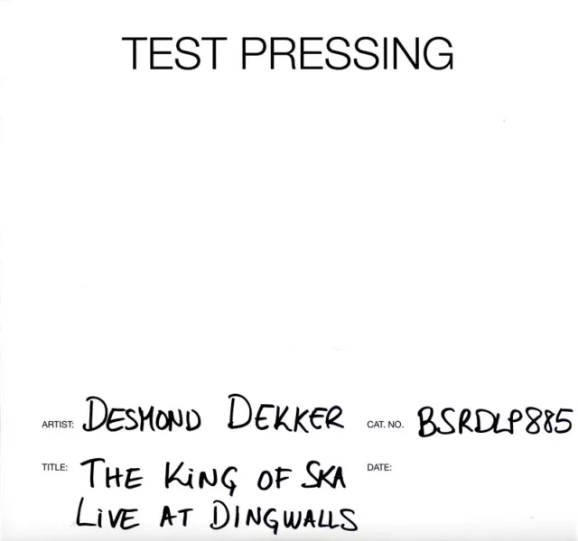Desmond Dekker(Test Pressing 2x12" Vinyl LP)The King Of Ska-M/M