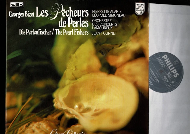 Phillips 6747 404 2 Lp Nm Jean Fournet - Bizet Les Pecheurs De Perles