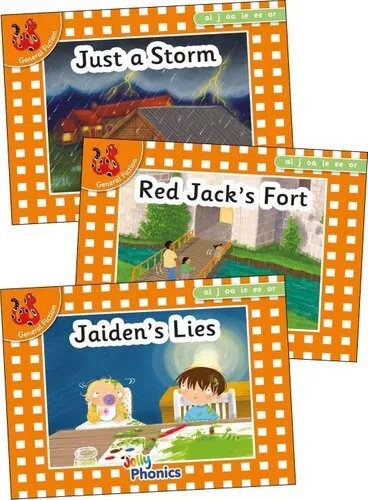 Jolly Phonics Orange Level Readers Set 4 in Precursive Letters ... 9781844145775