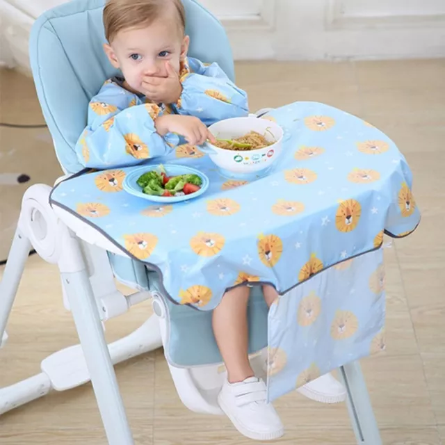 With Table Cloth Cover Baby Coverall Baby Bib Baby Stuff Baby Eating Artifact