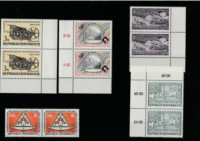 Republik Österreich ab 1978 postfrisch 10 Briefmarken