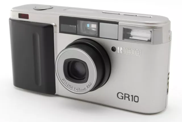 READ [TOP MINT] Ricoh GR10 Silver Point & Shoot 35mm Film Camera From JAPAN