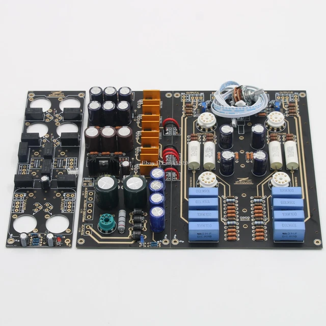 HIFI 12AU7+ECC88 TUBE Full Balance Preamplifier Board Base On ARC