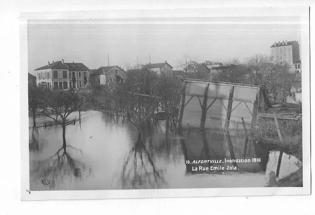 94  Alfortville  Inondation 1910  La Rue Emile Zola