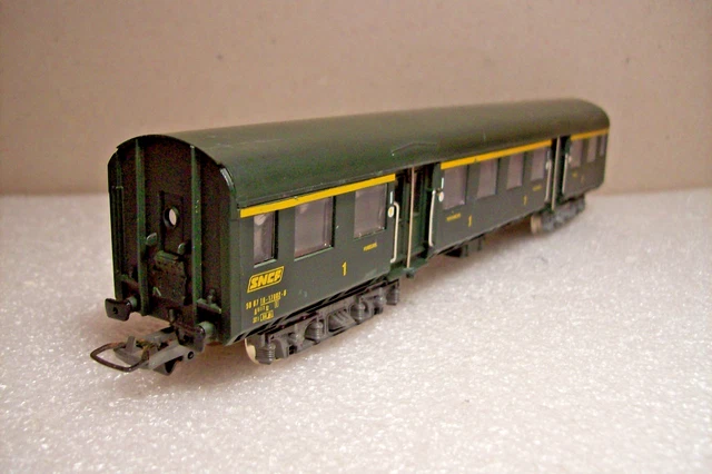 Voiture SNCF Corail A4B6 Mixte – Jouef HO 1/87 Réf 5362 – Comme Neuve