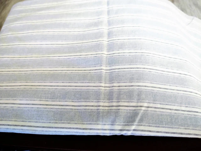 Estuches de almohada RALPH LAUREN Hope pecho azul claro a rayas tamaño rey hechas en italia