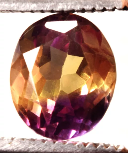 7.90 Cts. Natural Bi-Color Bolivia Ametrine Oval Shape Certified Gemstone