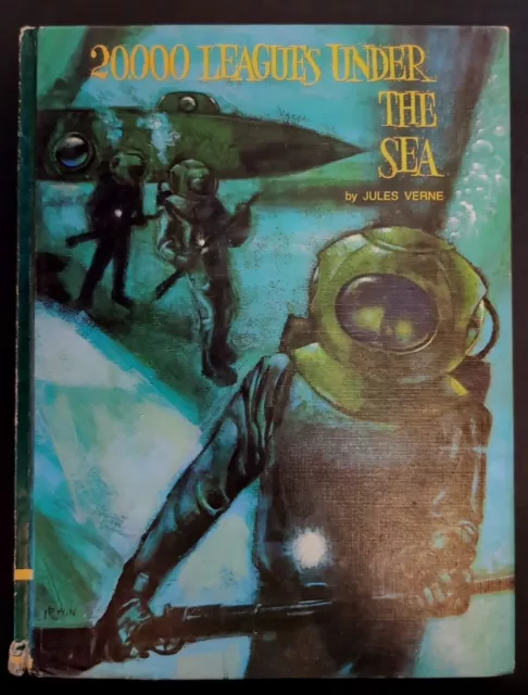 Vintage 20,000 Leagues Under The Sea Educator Classic Library 1968. USA Book 2