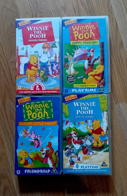 Picclick.com SET OF 4 Disney Winnie The Pooh VHS Videos: £12.00 - PicClick UK