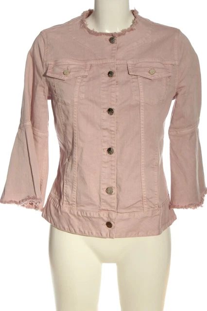 KAOS JEANS Giacca denim Donna Taglia IT 42 rosa stile casual