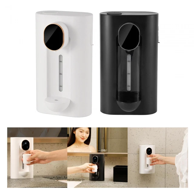 Distributeur De Bain De Bouche Sans Contact - 800 Ml Avec Capteur LED - Réglable 0/10/20 Ml - Murale Ou Adhésif - 3