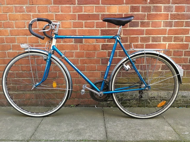 VINTAGE FRENCH 1970S Motoconfort Touring Bicycle 56 57cm frame 18