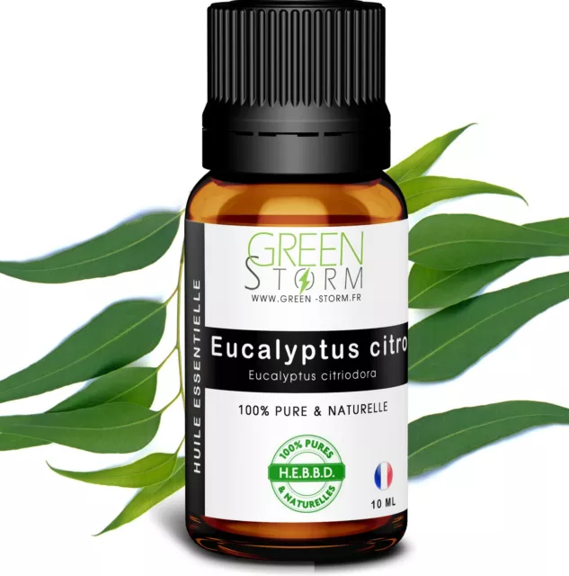 Huile essentielle d'Eucalyptus citronné - 100% pure et naturelle - HEBBD - Green