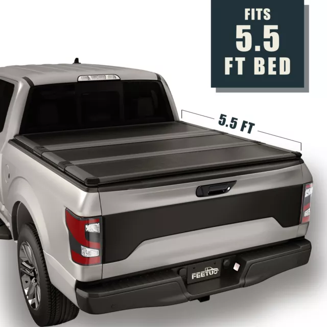 FRP HARD TRIFOLD Tonneau Cover Truck Bed for 20172024 Titan 5.5FT 67