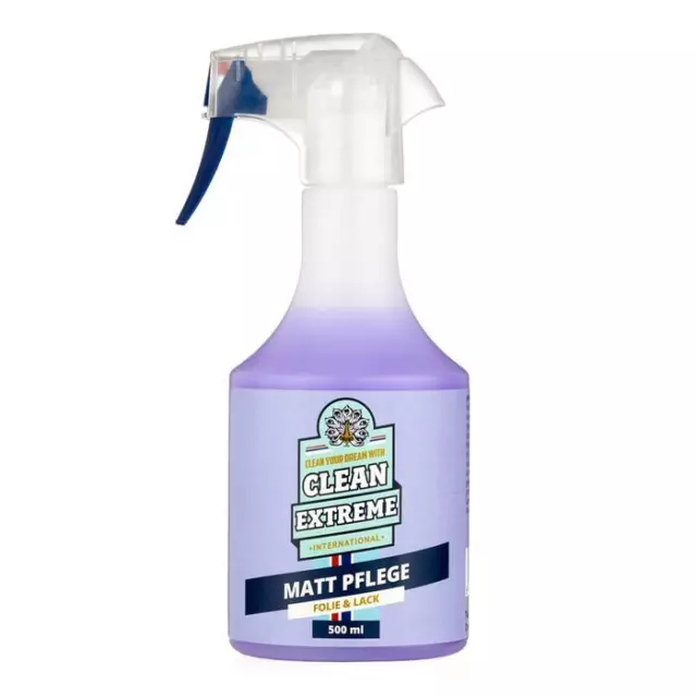 CLEANEXTREME Mate Laca Cuidado Lámina & Laca Con Sellador Detailer Cera 500ml