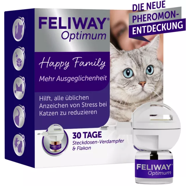 Feliway Optimum Start-Set 48ml - NEU VON FELIWAY! Pheromne Stress Kratzen Urin