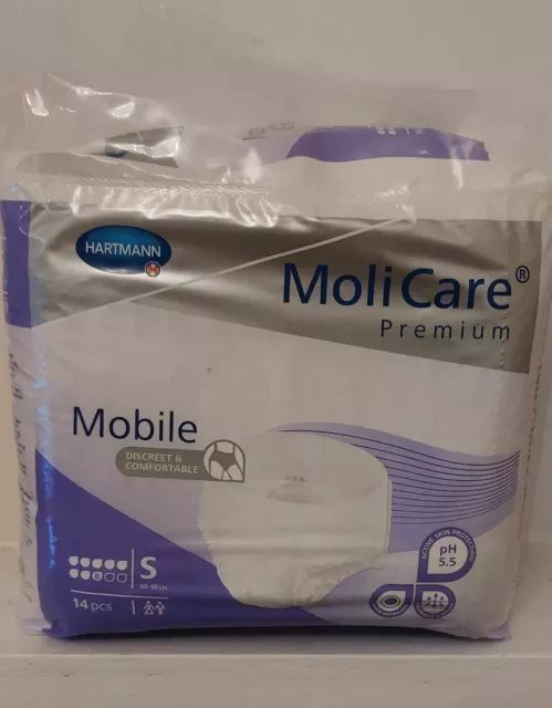 MoliCare Mobile 8 Drops Pull-ups Maximum Protection Small 14 Pcs x 3 Packs