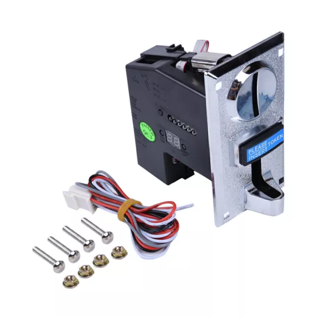 12V 6 Kinds Multi Coin Token Acceptor Selector for Vending Machine Arcade Game