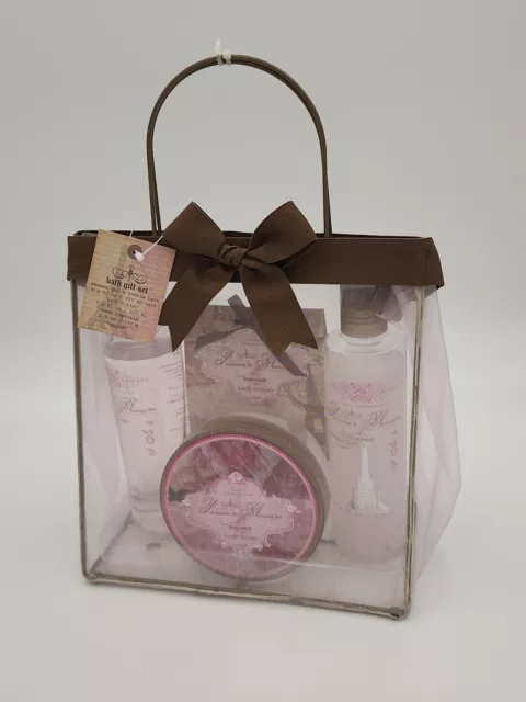 Juego De Regalo De Baño Simple Pleasures Flor Parisina Grande 4 Piezas