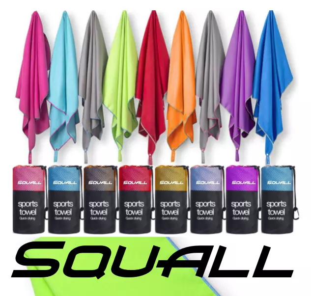Squall Microfaser Sporthandtuch groß 50 cm x 100 cm