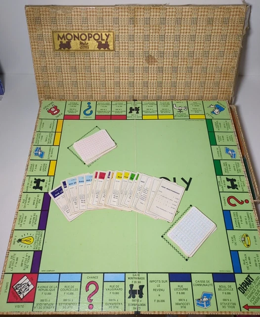 JEU DE SOCIÉTÉ ancien MONOPOLY Miro / Pions en plomb EUR 35,00 - FR