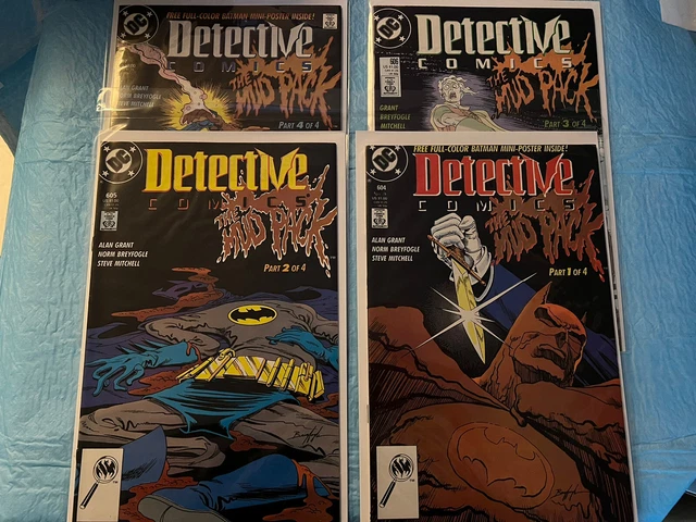 Detective Comics #604 - 607 The Mud Pack Complete Set DC Comic Books 1989 VF/NM