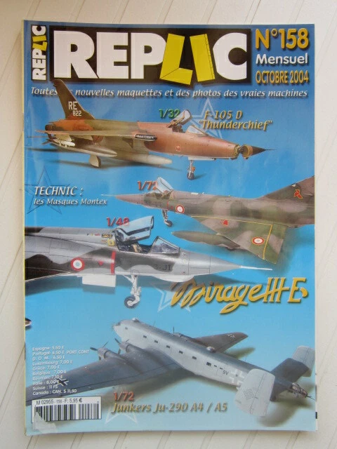 REPLIC N° 158 / Mirage III E / Junkers Ju-290 A4, A5 / F-105 Thunderchief
